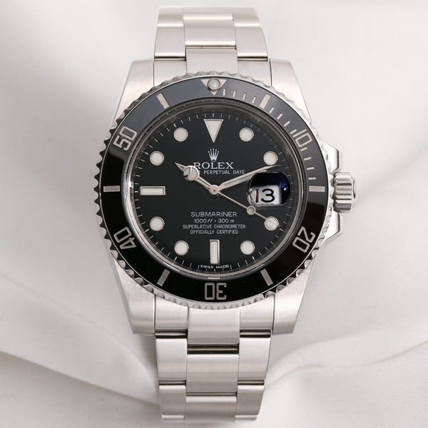Full Set Rolex Submariner 116610 LN Ceramic Black Dial Stainless Steel Second Hand Watch Collectors 1