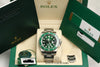 Full-Set Rolex Submariner 116610LV Green Dial & Bezel Stainless Steel Second Hand Watch Collectors 11