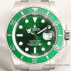 Full-Set Rolex Submariner 116610LV Green Dial & Bezel Stainless Steel Second Hand Watch Collectors 2