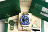 Full Set Rolex Submariner 116613LB Steel & Gold Blue Bezel Second Hand Watch Collectors 11