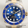 Full Set Rolex Submariner 116613LB Steel & Gold Blue Bezel Second Hand Watch Collectors 2