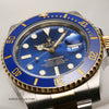 Full Set Rolex Submariner 116613LB Steel & Gold Blue Bezel Second Hand Watch Collectors 4