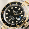Full Set Rolex Submariner 116613LN Steel & Gold Black Second Hand Watch Collectors 4