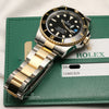Full Set Rolex Submariner 116613LN Steel & Gold Black Second Hand Watch Collectors 9