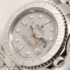 Full-Set Rolex Yacht-Master 116622 Stainless Steel Platinum Bezel Second Hand Watch Collectors 4