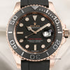 Full Set Rolex Yacht-Master 116655 18K Rose Gold Second Hand Watch Collectors 2