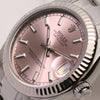 Full Set Unworn Midsize DateJust 178274 Stainless Steel & 18K White Gold Bezel Second Hand Watch Collectors 4