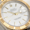 Full-Set Unworn Rolex DateJust Turn-O-Graph Steel & Gold 16263 Second Hand Watch Collectors 6