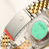 Full-Set Unworn Rolex DateJust Turn-O-Graph Steel & Gold 16263 Second Hand Watch Collectors 8