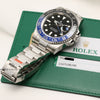 Full Set Unworn Rolex GMT-Master II 116710BLNR Batman Stainless Steel Second Hand Watch Collectors 10