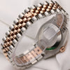 Full Set Unworn Rolex Midsize DateJust 178271 Steel & Rose Gold Purple Diamond Dial Second Hand Watch Collectors 5