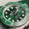 Full Set Unworn Rolex Submariner 116610LV Hulk Stainless Steel Second Hand Watch Collectors 4