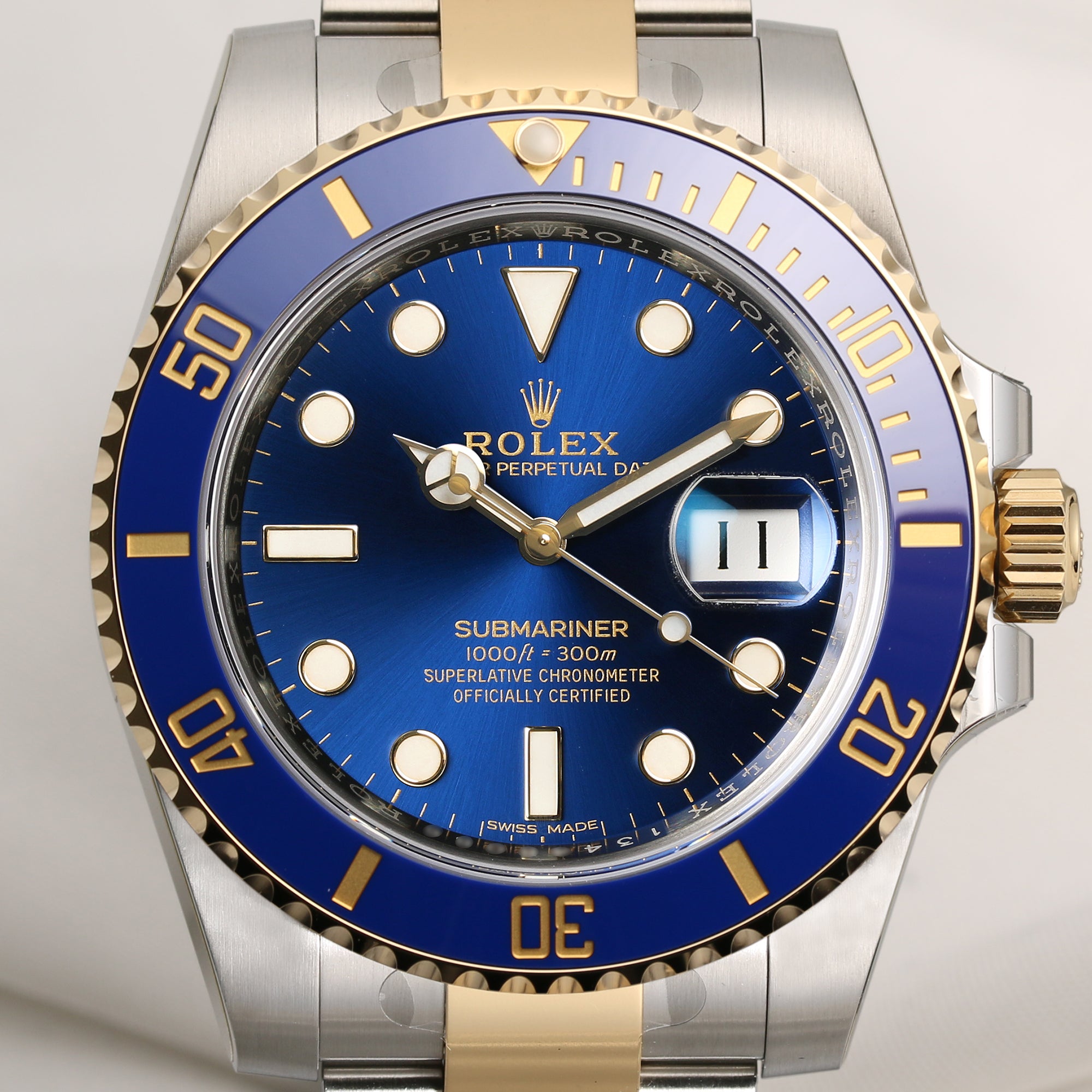 Full Set Unworn Rolex Submariner 116613LB 2018 Steel & Gold Second Hand Watch Collectors (2)