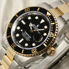 Full Set Unworn Rolex Submariner 126613LN Steel & Gold Black Ceramic Second Hand Watch Collectors 4