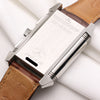 Full set Jaeger Le-Coultre Reverso Grande Date GMT 240.8.18 Q3028420 Stainless Steel Second Hand Watch Collectors 7
