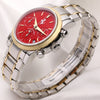 Girard Perregaux Ferrari Chronograph Steel & 18k Yellow Gold Second Hand Watch Collectors 3