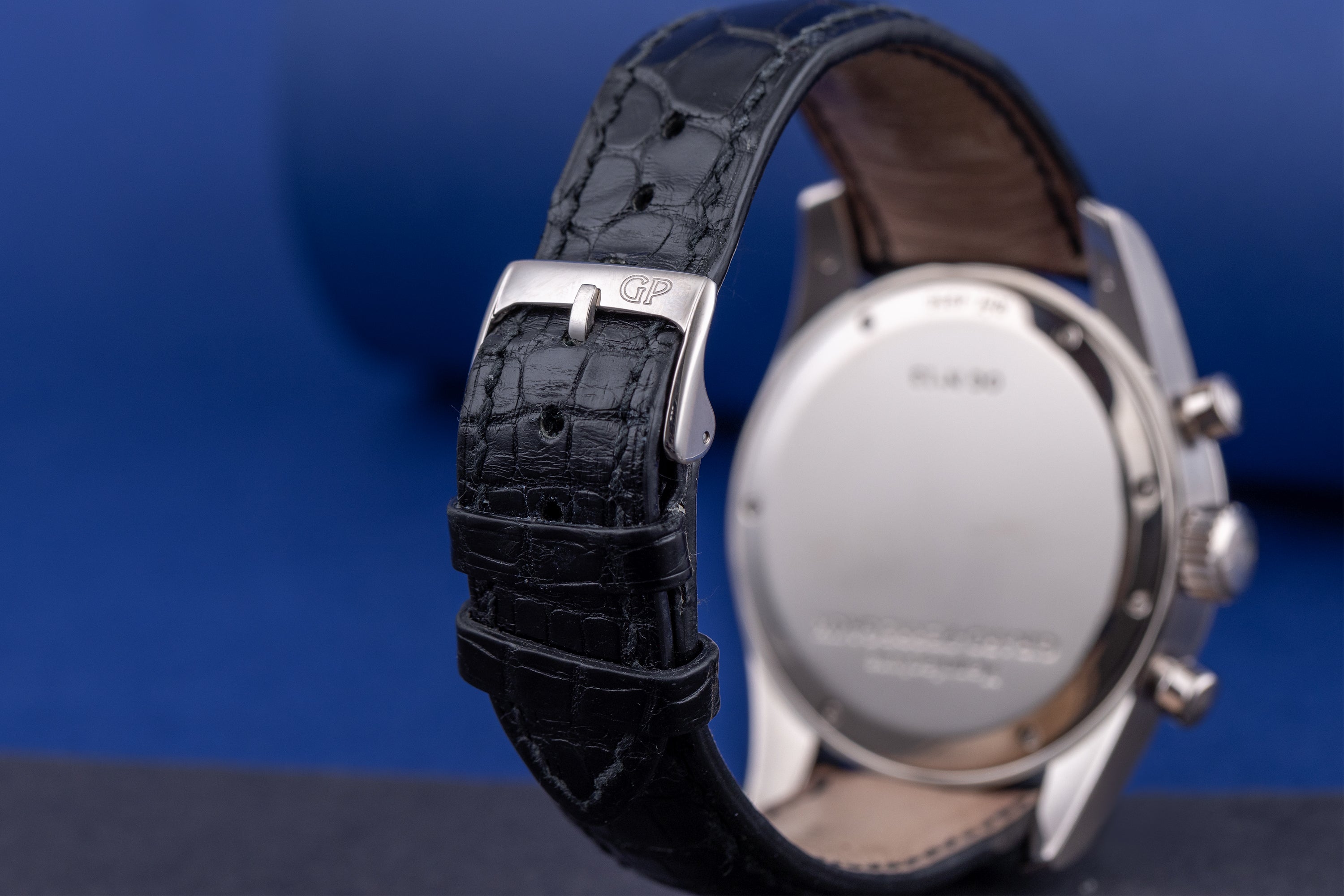 Girard Perregaux Chronograph | REF. 4956 | Blue Dial | 18k White Gold