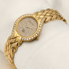 Graff 18K Yellow Gold Pave Diamond Second Hand Watch Collectors 3