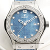 Hublot Jeans Diamond Dial & Bezel 18K White Gold Second Hand Watch Collectors 2