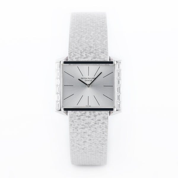 Patek Philippe Vintage Diamond Watch | REF. 3506/2 | 18k White Gold | Diamond Bezel | 29.5MM