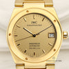 IWC 18K Yellow Gold Second Hand Watch Collectors 2