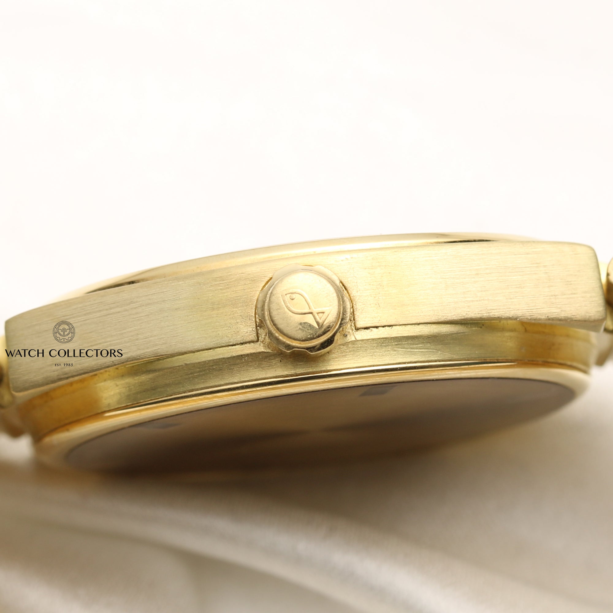 IWC 18K Yellow Gold Second Hand Watch Collectors 6
