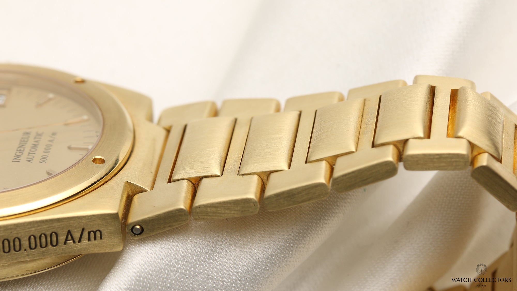 IWC 18K Yellow Gold Second Hand Watch Collectors 7