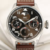 IWC Big Pilot Perpetual Calender Chronograph IW503801 Stainless Steel Second Hand Watch Collectors 2