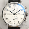 IWC Chronograph Stainless Steel Second Hand Watch Collectors 2