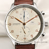 IWC Chronograph Stainless Steel Second hand Watch Collectors 2