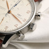 IWC Chronograph Stainless Steel Second hand Watch Collectors 6