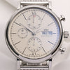 IWC Portofino Chronograph IW391005 Stainless Steel Second Hand Watch Collectors 2