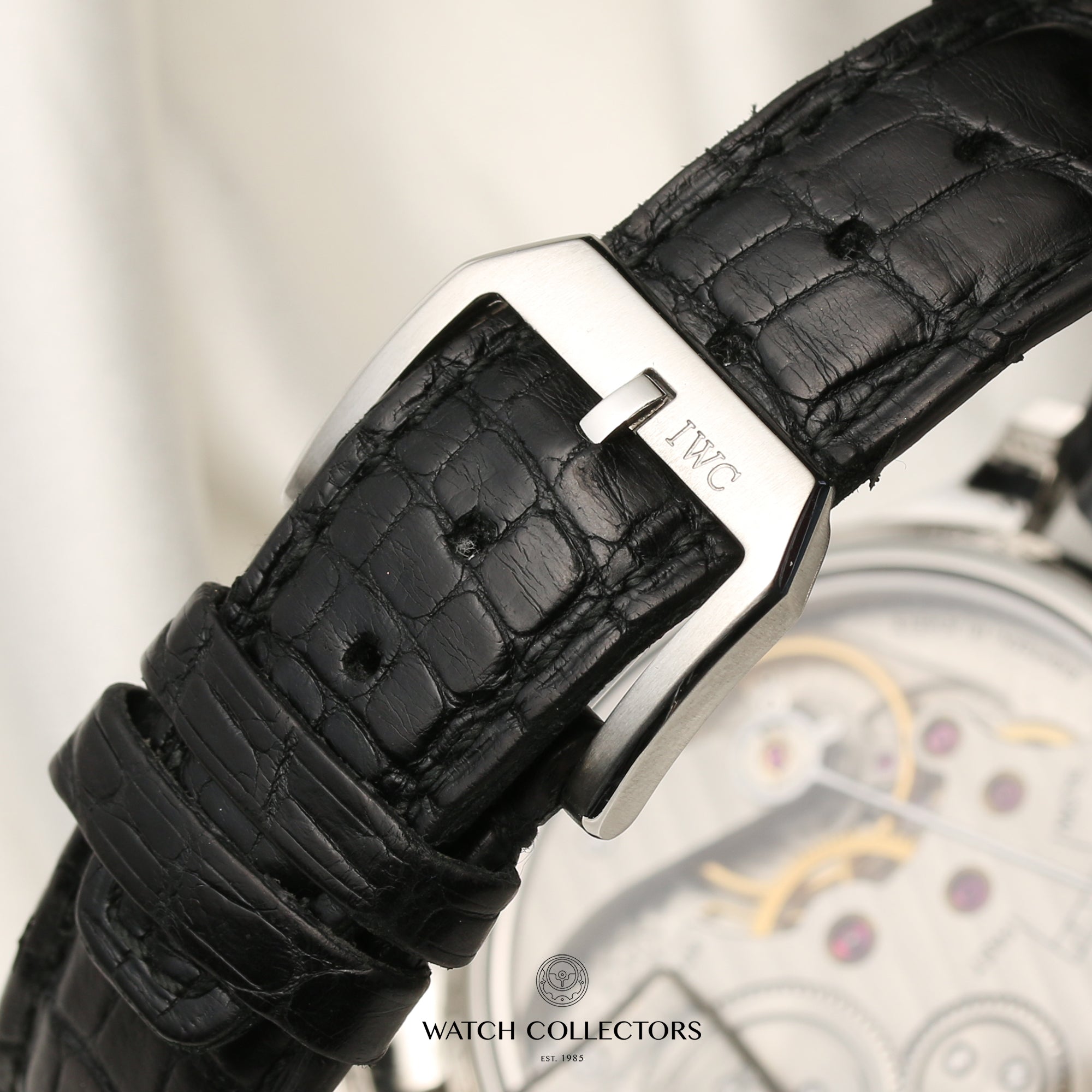 IWC Portuguese Platinum Second Hand Watch Collectors 9