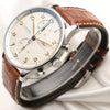 IWC Stainless Steel Chronograph Second Hand Watch Collectors 3