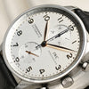 IWC Stainless Steel Chronograph Second Hand Watch Collectors 4