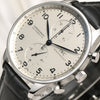 IWC Stainless Steel Chronograph Second Hand Watch Collectors 4