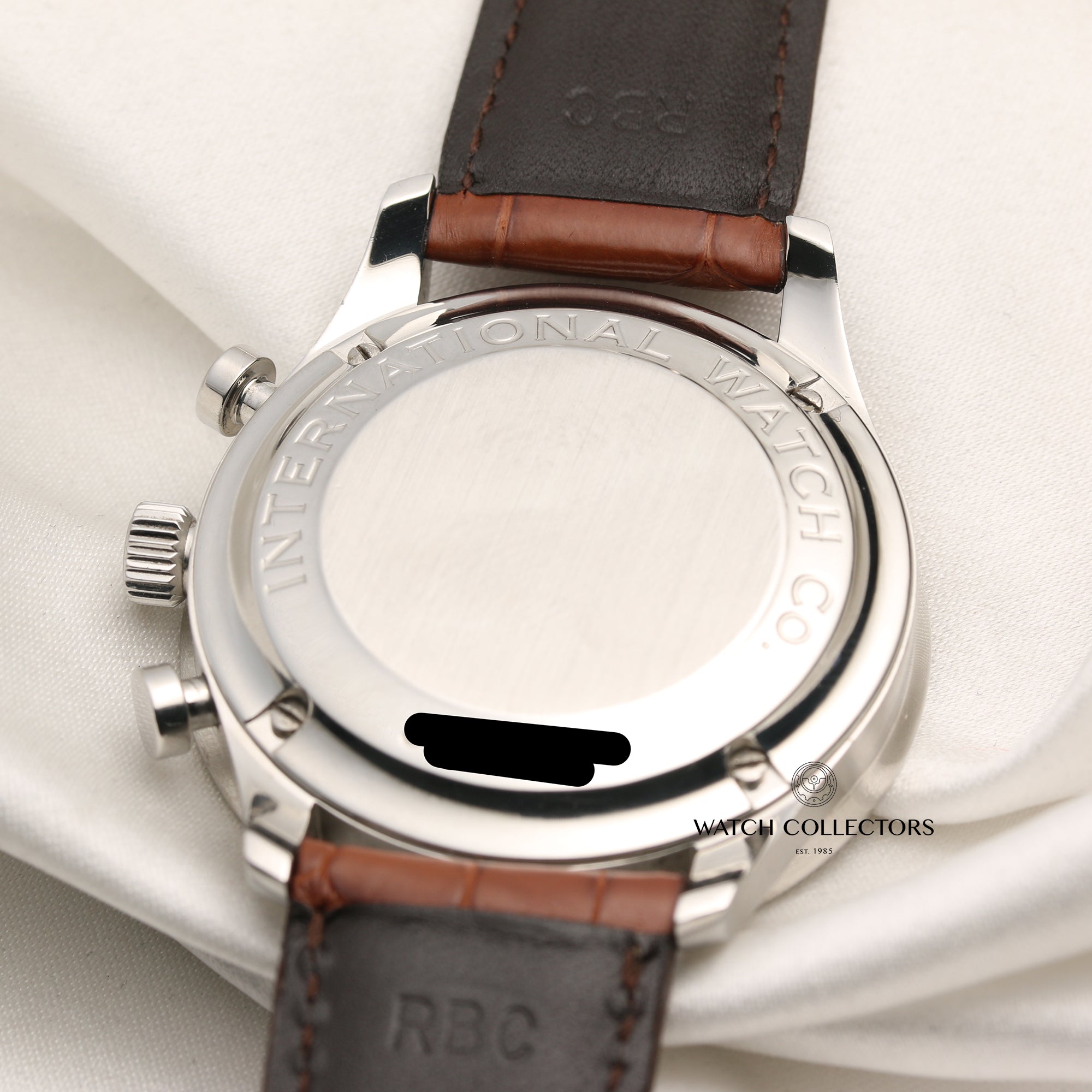 IWC Stainless Steel Chronograph Second Hand Watch Collectors 7