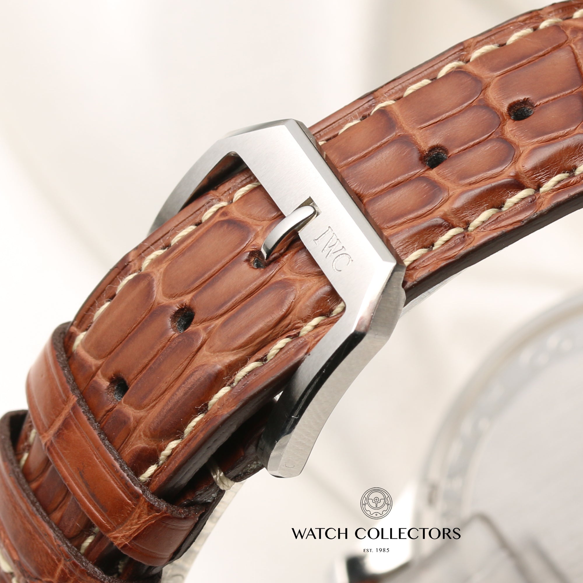 IWC Stainless Steel Chronograph Second Hand Watch Collectors 8