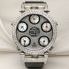 Jacob Co 18K White Gold Pave MOP Second Hand Watch Collectors 1