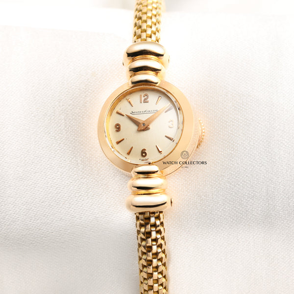 Jaeger Le-Coultre 18K Rose Gold Second Hand Watch Collectors 1
