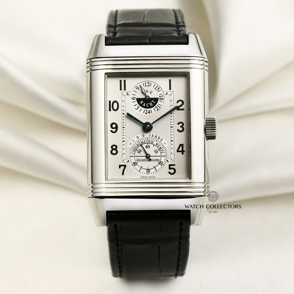 Jaeger Le-Coultre Day & Night Reverso Stainless Steel Second Hand Watch Collectors 1