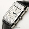 Jaeger Le-Coultre Lady Reverso Stainless Steel Diamond Bezel Second Hand Watch Collectors 4