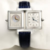 Jaeger Le-Coultre Lady Reverso Stainless Steel MOP Diamond Bezel Second Hand Watch Collectors 1