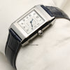 Jaeger Le-Coultre Lady Reverso Stainless Steel MOP Diamond Bezel Second Hand Watch Collectors 2