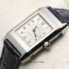 Jaeger Le-Coultre Lady Reverso Stainless Steel MOP Diamond Bezel Second Hand Watch Collectors 3