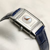 Jaeger Le-Coultre Lady Reverso Stainless Steel MOP Diamond Bezel Second Hand Watch Collectors 4