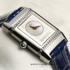 Jaeger Le-Coultre Lady Reverso Stainless Steel MOP Diamond Bezel Second Hand Watch Collectors 5
