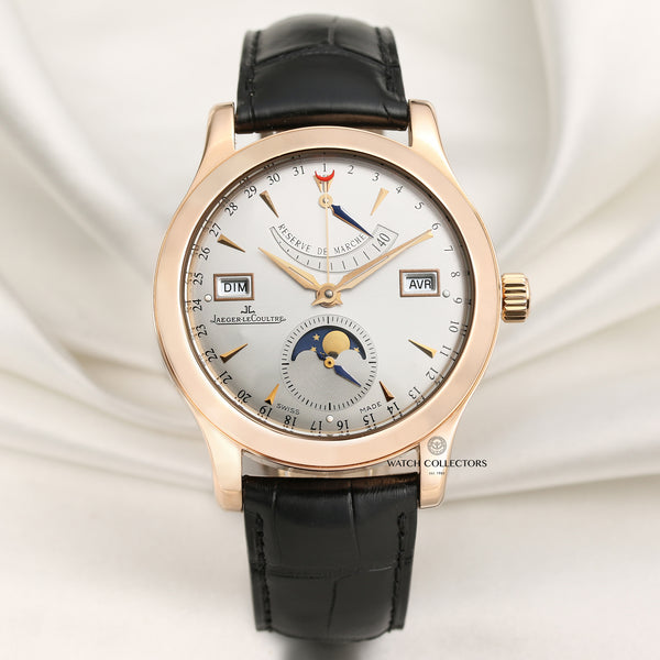 Jaeger Le-Coultre Master Control 18K Rose Gold Second Hand Watch Collectors 1