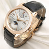 Jaeger Le-Coultre Master Control 18K Rose Gold Second Hand Watch Collectors 3