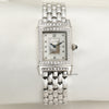 Jaeger Le-Coultre Reverso 18K White Gold Diamond MOP Second Hand Watch Collectors 1